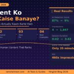 AI content ko human kaise banaye 5 proven methods 2026